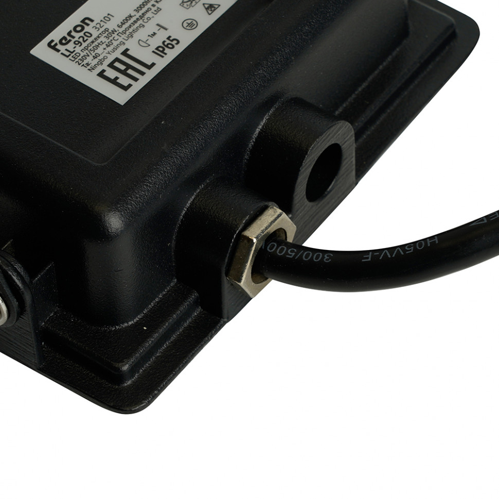 Светодиодный прожектор Feron LL-920 IP65 30W 6400K, артикул FERON 32101