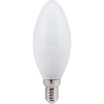 Лампа светодиодная Ecola candle   LED  7,0W 220V E14 4000K свеча (композит) 110x37