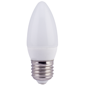 C7LV60ELC Лампа светодиодная Ecola candle LED 6,0W 220V E27 4000K свеча (композит) 101x37 