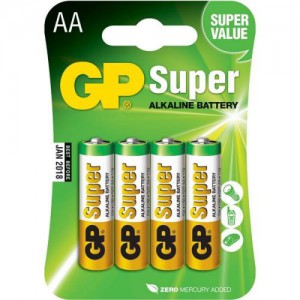 AA_GPs Батарейка GP Super AA (пальчиковая) (цена за 4 штуки) Батарейка GP Super AA (пальчиковая) (цена за 4 штуки)