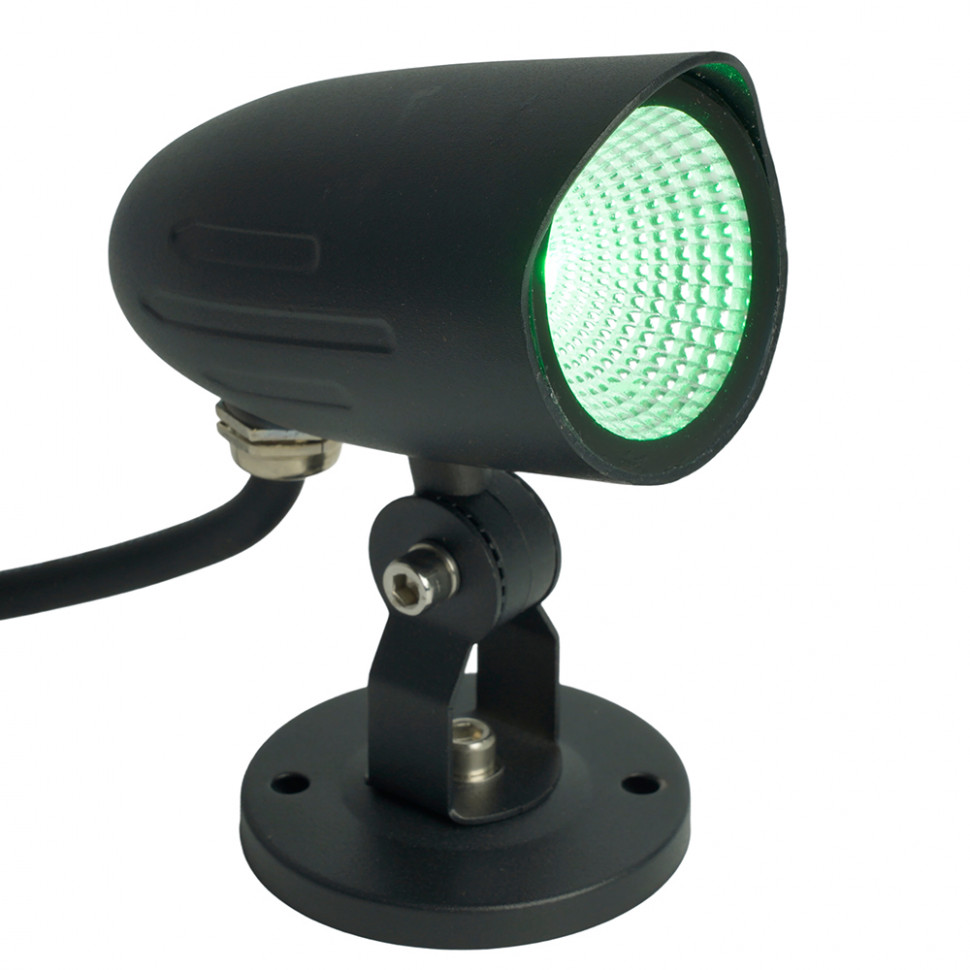 Светодиодный светильник тротуарный (грунтовый) Feron SP2713 7W зеленый 85-265V IP65, артикул FERON 51765