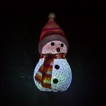 Световая фигура Снеговик на батарейках 1LED многоцветная (RGB) LT131