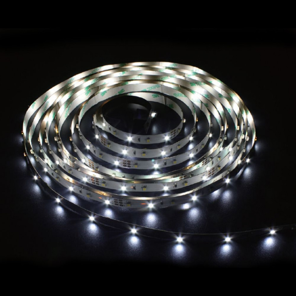 Светодиодная LED лента Feron LS612, 120SMD(2835)/m 9.6W/m 12V 5m 6500К, артикул FERON 27729