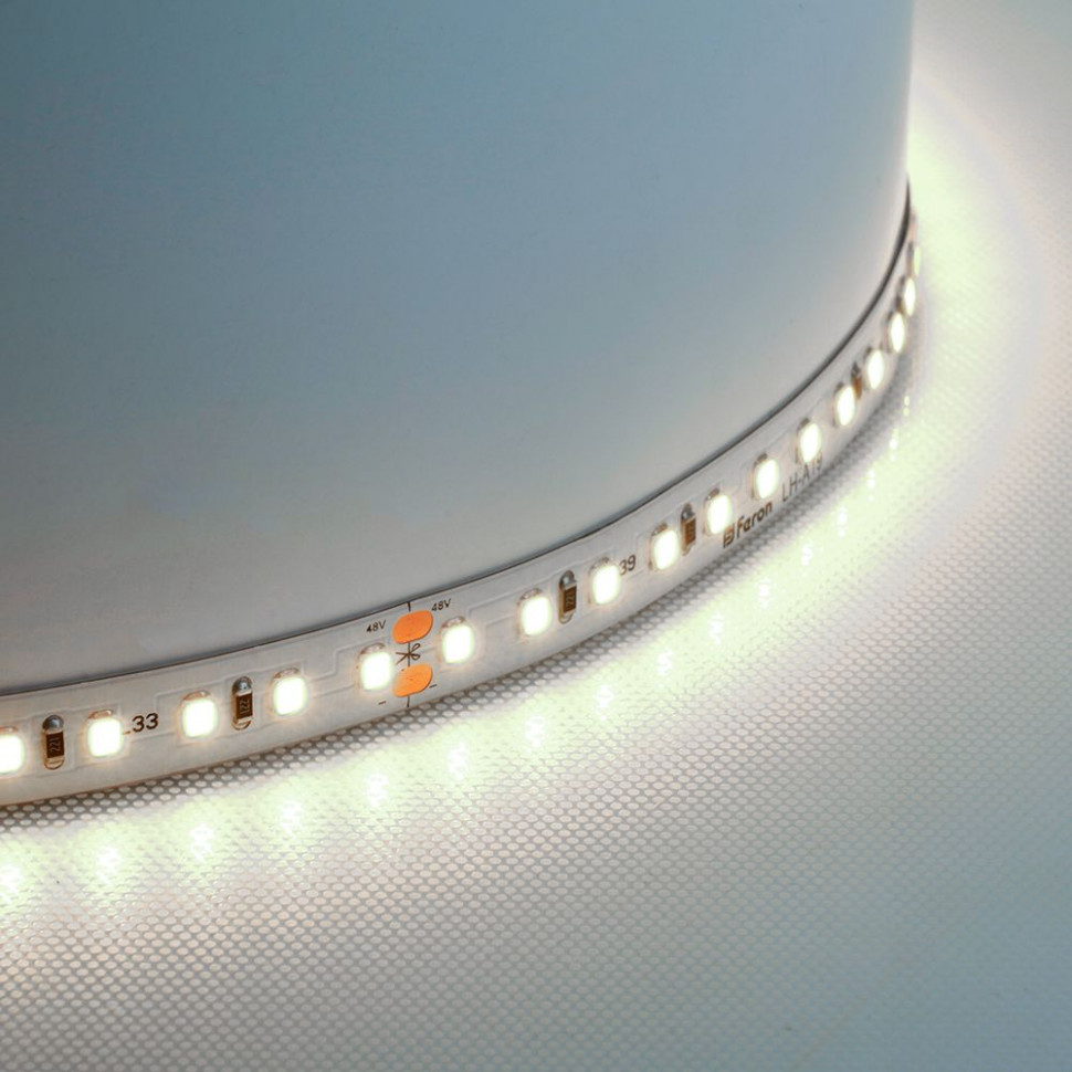 Лента светодиодная стабилизированная 120SMD(2835)/м 8Вт/м 48V 40000*10*1.22мм 6500К, IP20 LS420 FERON, артикул FERON 48793
