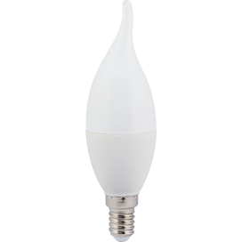 C4SW70ELC Лампа светодиодная Ecola candle   LED Premium  7,0W 220V E14 2700K свеча на ветру (композит) 130x37 