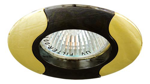 17682 Светильник потолочный 020Т-MR16, черный (золото) Светильник потолочный 020Т-MR16, черный (золото)