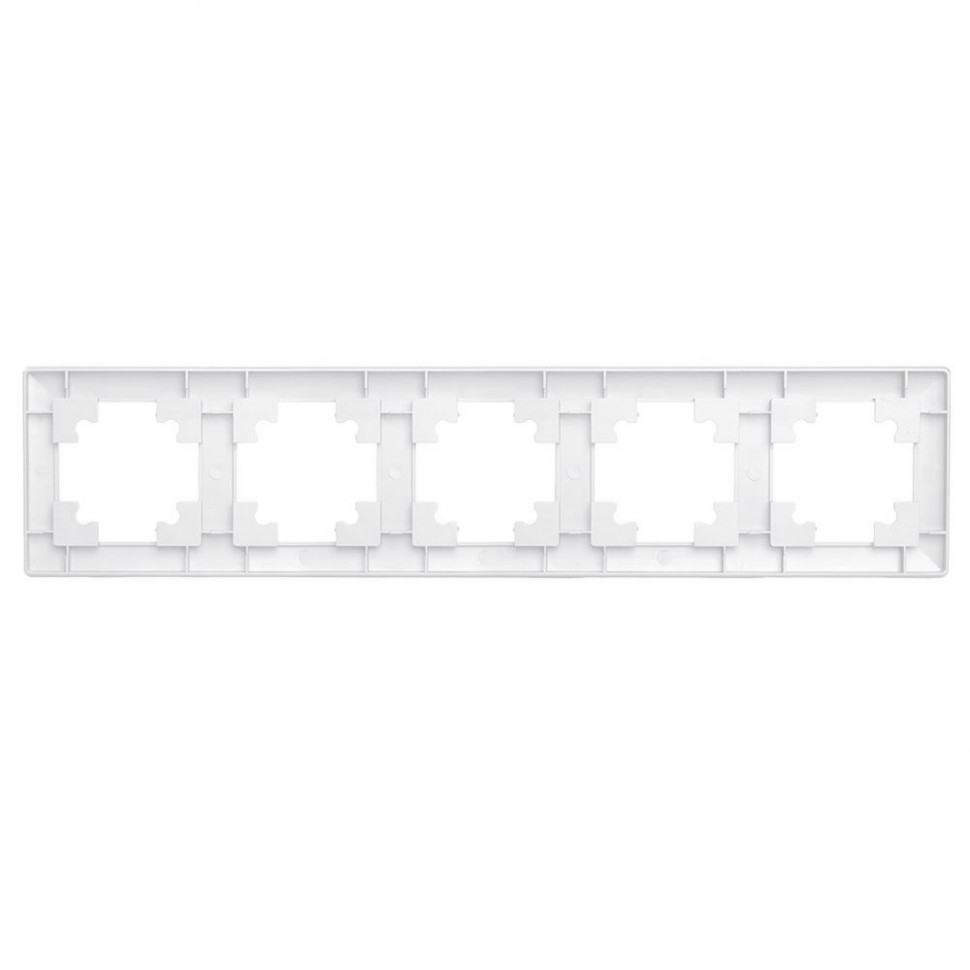 Рамка STEKKER, PFR00-7004-01 4-местная, пластик, серия Катрин, белый, артикул STEKKER 39795