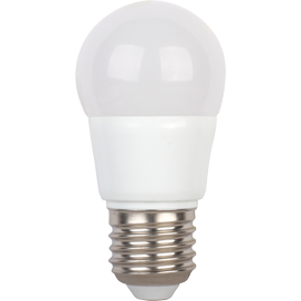 K7GW54ELC Лампа светодиодная Ecola globe   LED  5,4W G45  220V E27 2700K шар (композит) 89x45 