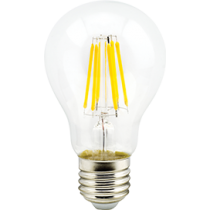 Лампа светодиодная Ecola classic   LED Premium 10,0W A60 220-240V E27 2700K 360° filament прозр. нитевидная (Ra 80, 100 Lm/W, КП=0) 105x60