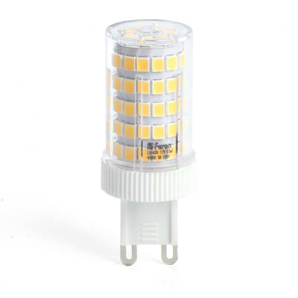 Лампа светодиодная Feron LB-435 G9 11W 175-265V 4000K, артикул FERON 38150