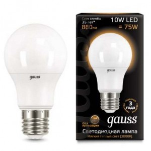 GA_102502110 Лампа светодиодная 102502110 150-265В Вт 3000K 102502110 Gauss Лампа светодиодная 102502110 150-265В Вт 3000K 102502110 Gauss