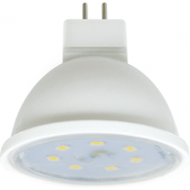 Лампа светодиодная  Ecola MR16   LED Premium  7,0W  220V GU5.3 2800K прозрачное стекло (композит) 48x50