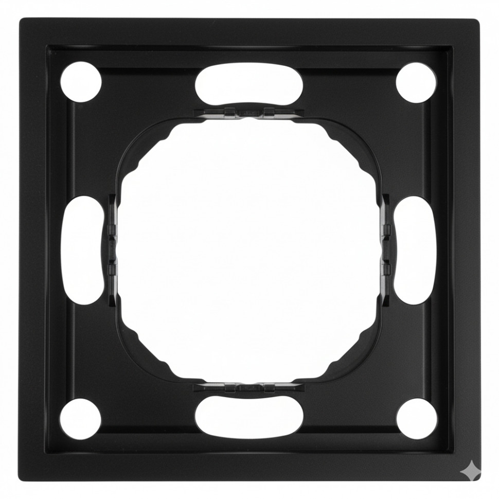 Рамка STEKKER, PFR00-5001-05 1-местная, серия Эмили, черный уголь, soft touch, артикул STEKKER 49858