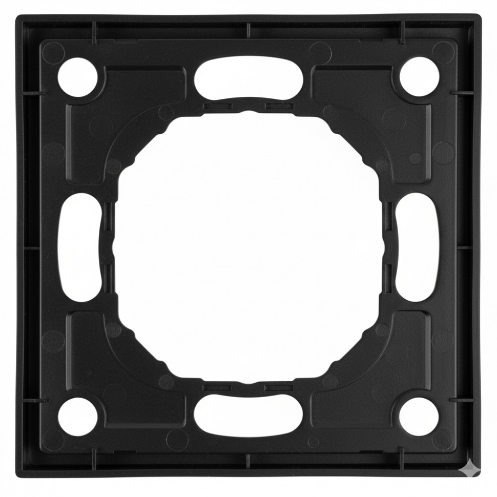 Рамка STEKKER, PFR00-5001-05 1-местная, серия Эмили, черный уголь, soft touch, артикул STEKKER 49858