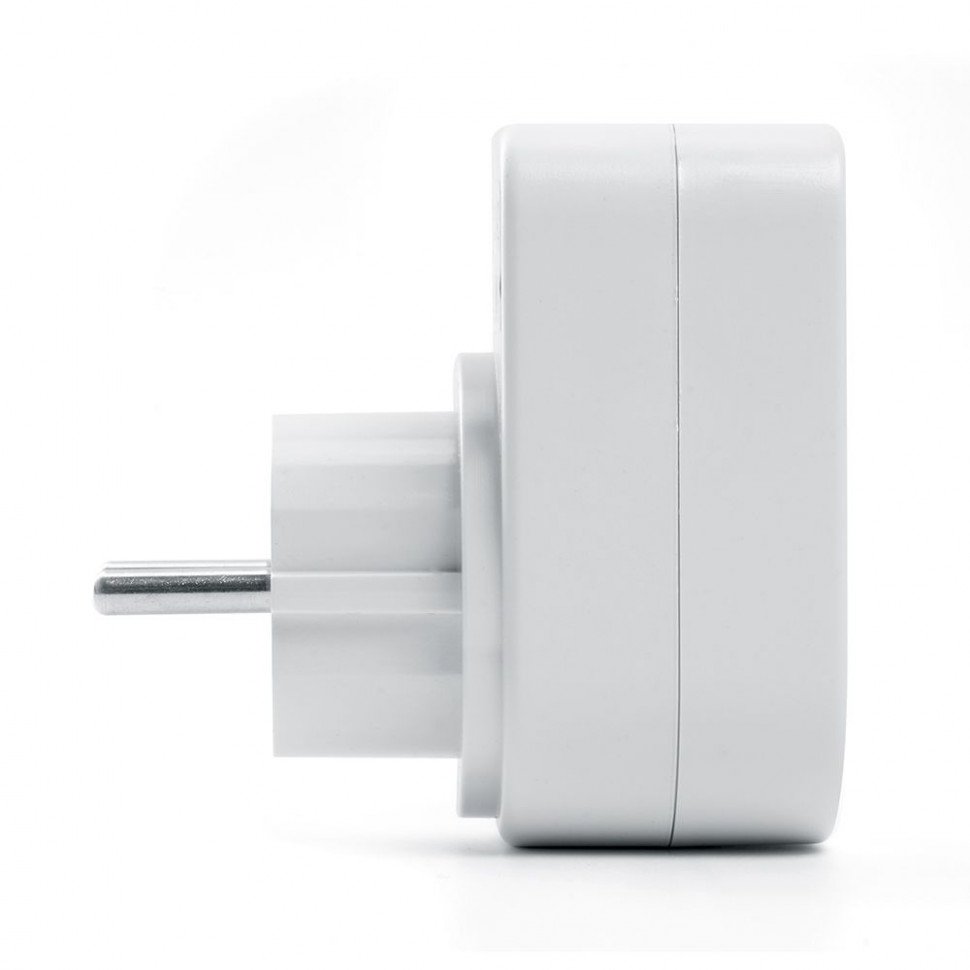 Переходник сетевой с/з c 2 USB 2,1А, STEKKER ADP16-24-20, 250В, 16A, IP20, белый, артикул STEKKER 39626