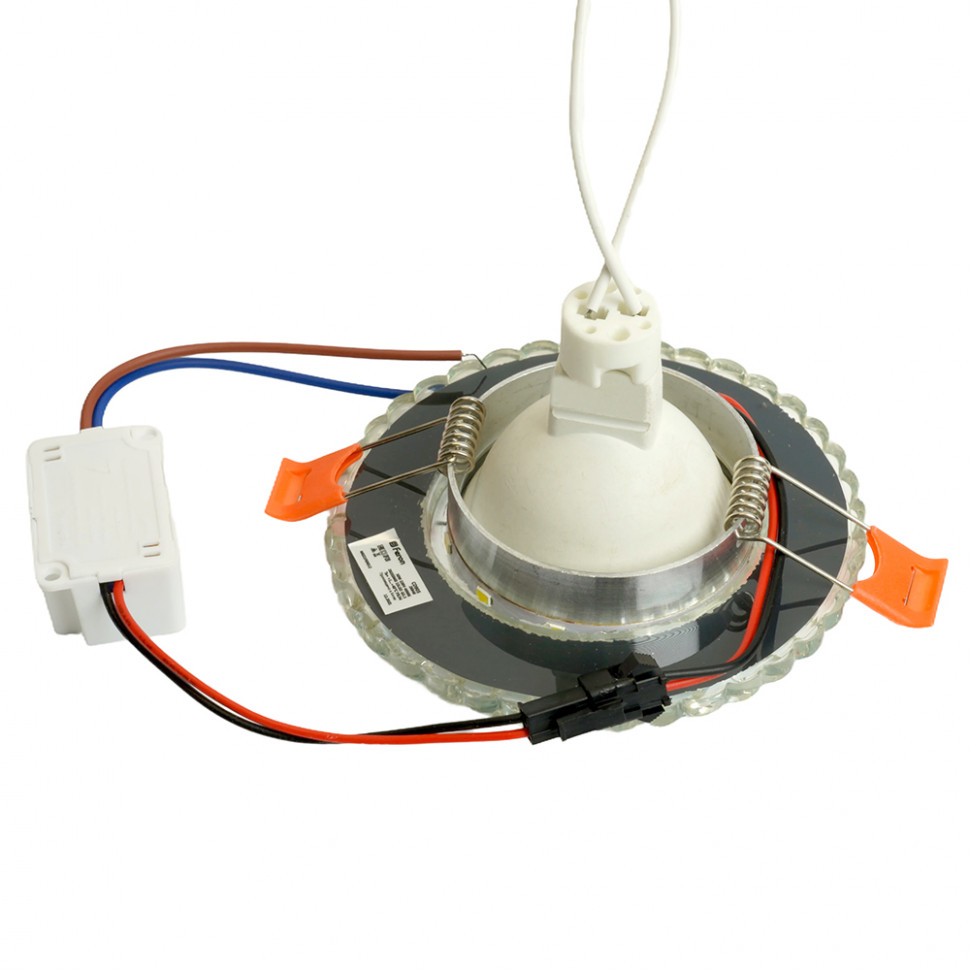 Светильник встраиваемый с белой LED подсветкой Feron CD905 потолочный MR16 G5.3 белый, артикул FERON 28848