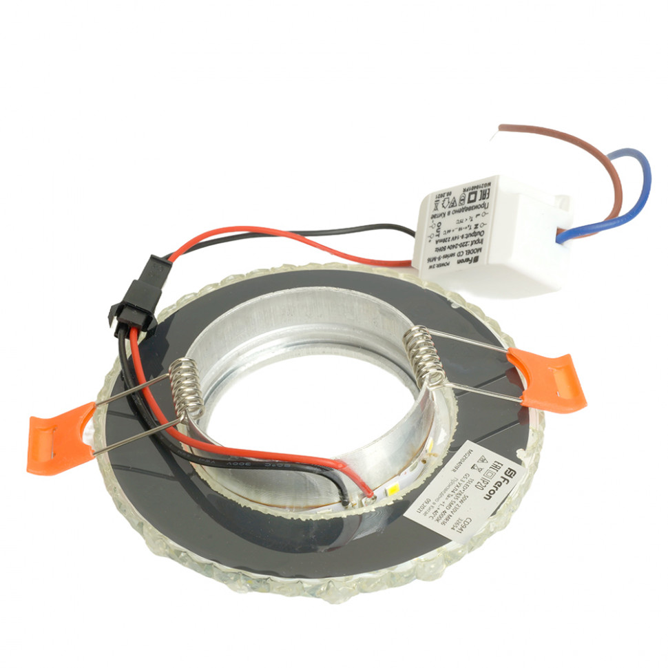 Светильник встраиваемый с LED подсветкой Feron CD941 потолочный MR16 G5.3 прозрачный, артикул FERON 32654