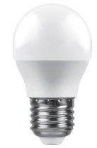 Светодиодная лампа Saffit 9W теплый свет (2700K) 230V E27 G45  SBG4509