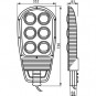 12169 Светильник уличный светодиодный для ЖКХ  "Кобра" SP2556 150 ватт Feron - SP2556zc.jpg