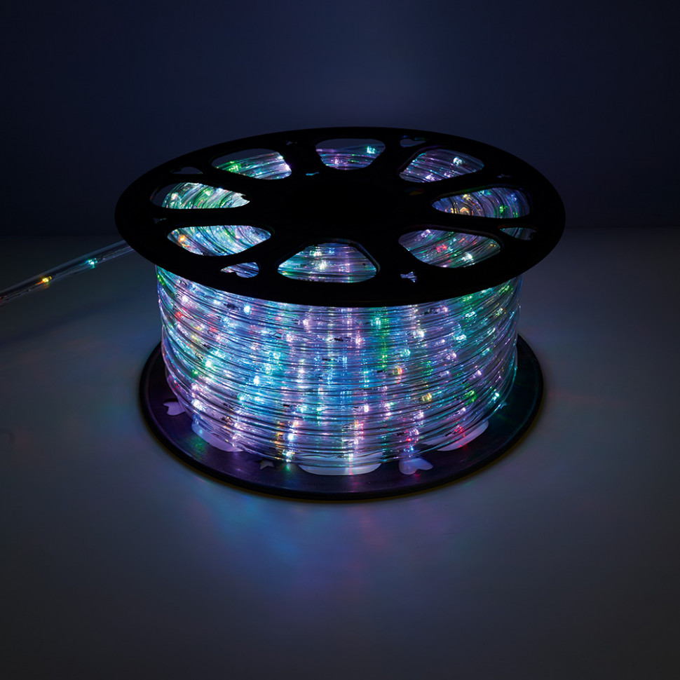 Дюралайт светодиодный Feron LED-R2W 2-х жильный, RGB 1,44Вт/м 24LED/м 50м 230V, артикул FERON 41031