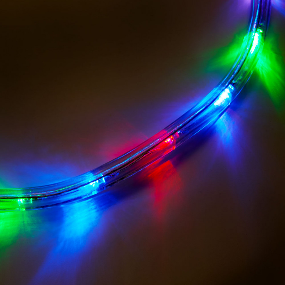 Дюралайт светодиодный Feron LED-R2W 2-х жильный, RGB 1,44Вт/м 24LED/м 50м 230V, артикул FERON 41031