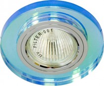 Светильник потолочный 8060-2, серебро(перламутр) (7 мультиколор)