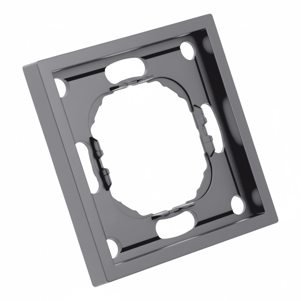 Рамка STEKKER, PFR00-5001-10 1-местная, серия Эмили, платиново-серый, soft touch, артикул STEKKER 49962