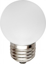 Лампа светодиодная Feron, LB-37 5LED/1W 230V E27, 6400K (холодный белый свет)