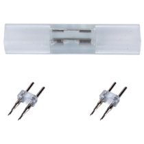 Ecola LED strip 220V connector комплект для упрощенного соединения лента-лента 2-х конт для ленты IP68 12x7