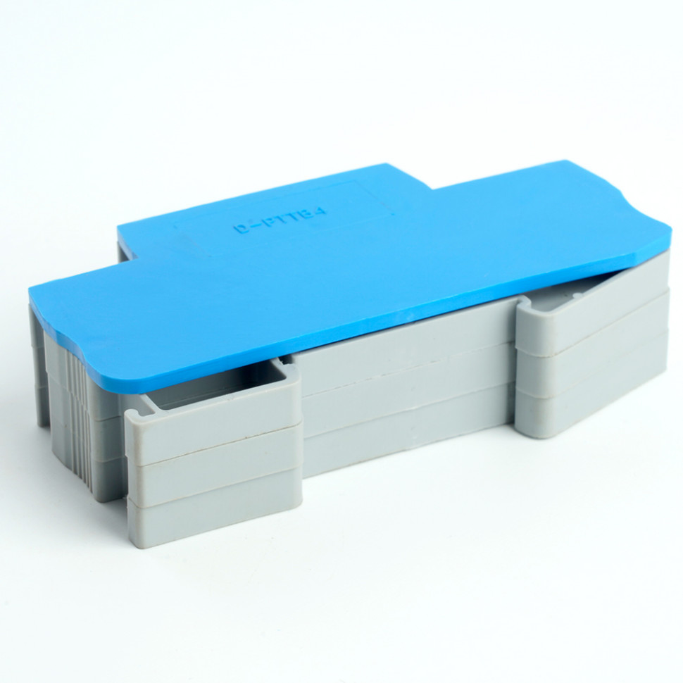 LD563-1-40 Торцевая заглушка для ЗНИ LD555 4 мм²  (JXB ST 4), синий, артикул STEKKER 49208