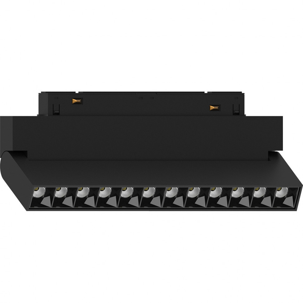 Светильник светодиодный Feron MGN301 трековый низковольтный 12W, 1080 Lm, 2700К, 30 градусов, черный серия LensFold, артикул FERON 51015
