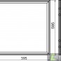 27680 Светодиодная панель FERON для потолков Армстронг AL2113 дневной свет (4000К) 600 на 600 мм - AL21131.jpg