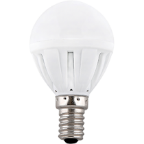 Лампа светодиодная Ecola Light Globe  LED  5,0W G45  220V E14 4000K шар 77x45