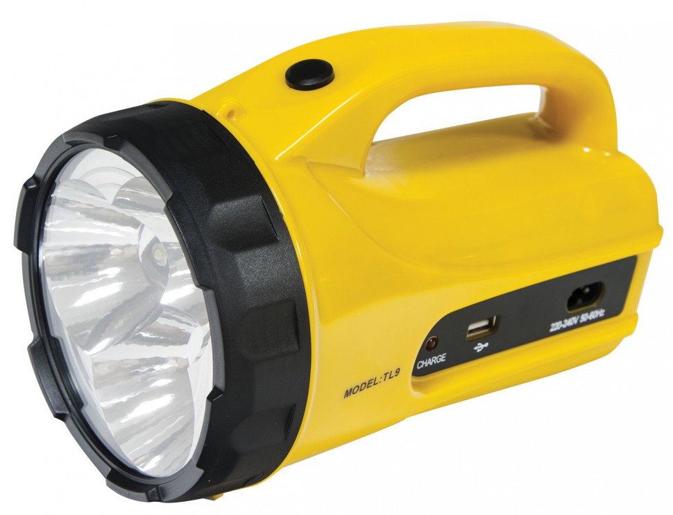 Фонарь ручной аккумуляторный светодиодный Feron жёлтый, TL09 12937 цена 1  610 руб.