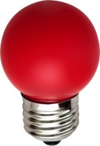 Лампа светодиодная Feron, LB-37 5LED/1W 230V E27, Красный