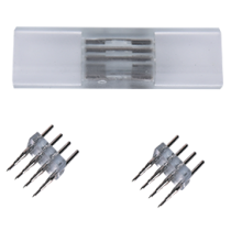 Ecola LED strip 220V connector комплект для упрощенного соединения лента-лента 4-х конт для ленты IP68 RGB 14x7