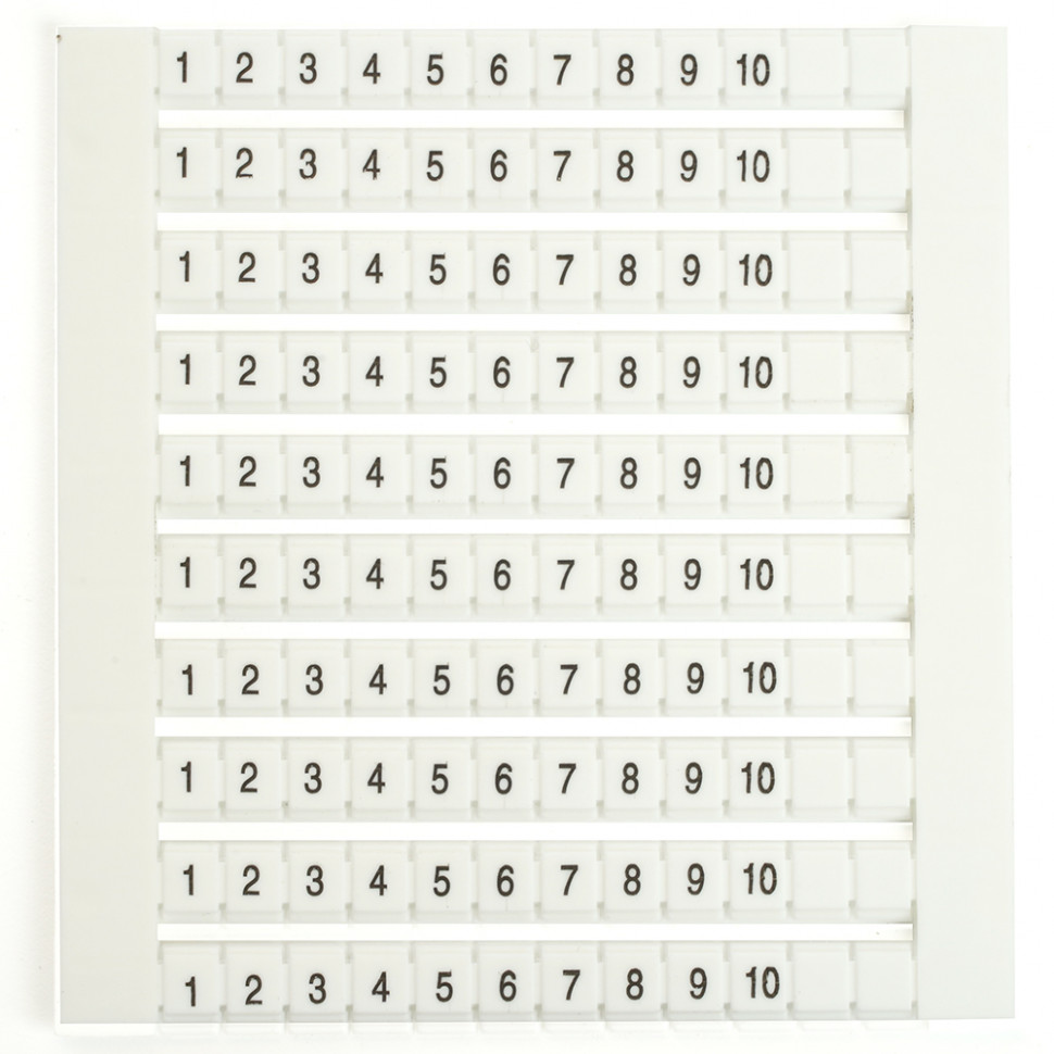 Маркеры для ЗНИ (JXB ST) с нумерацией 1-10 LD556-5 STEKKER, артикул STEKKER 49210