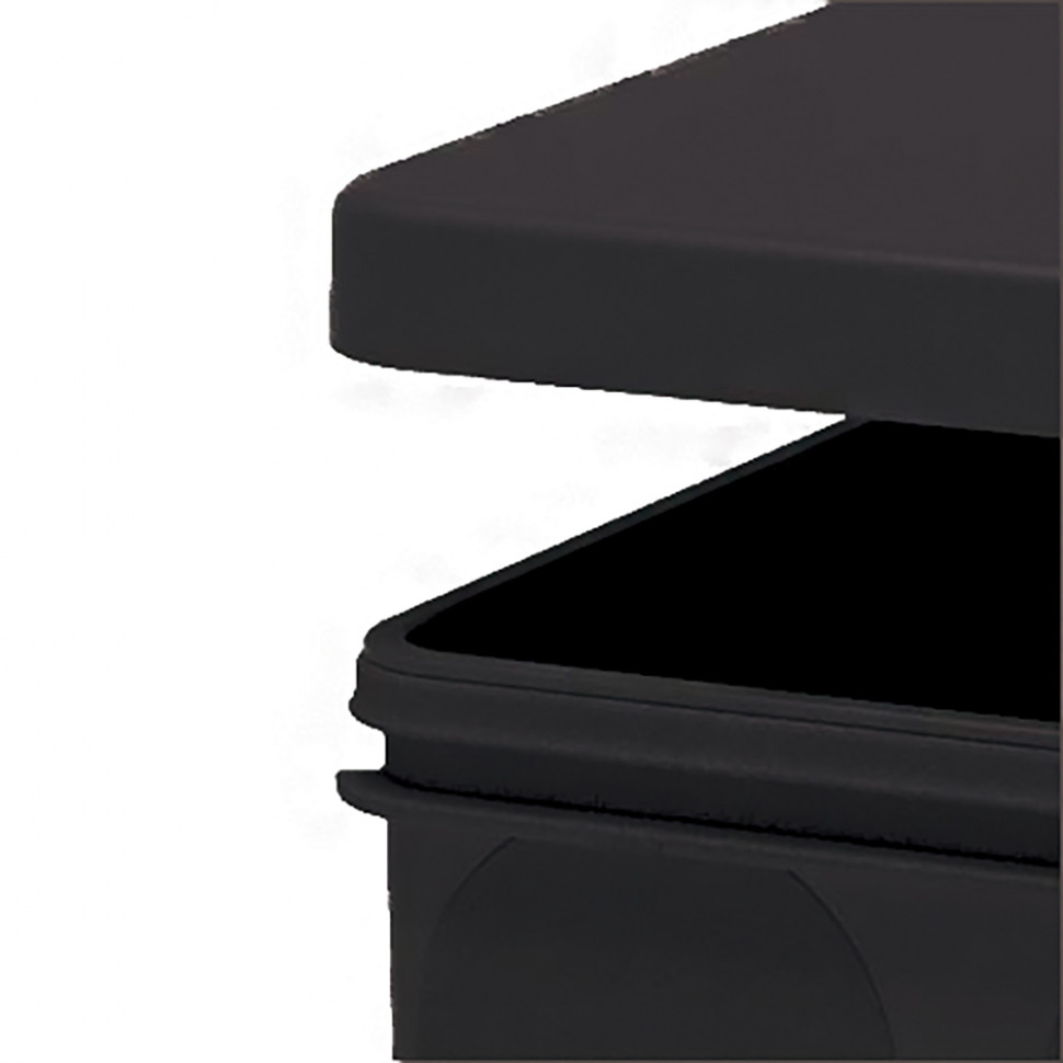 Коробка разветвительная 2х компонентная HF EBX40-38-67 100*100*50мм,8 вводов,IP67,черная(GE42455-05), артикул STEKKER 49654