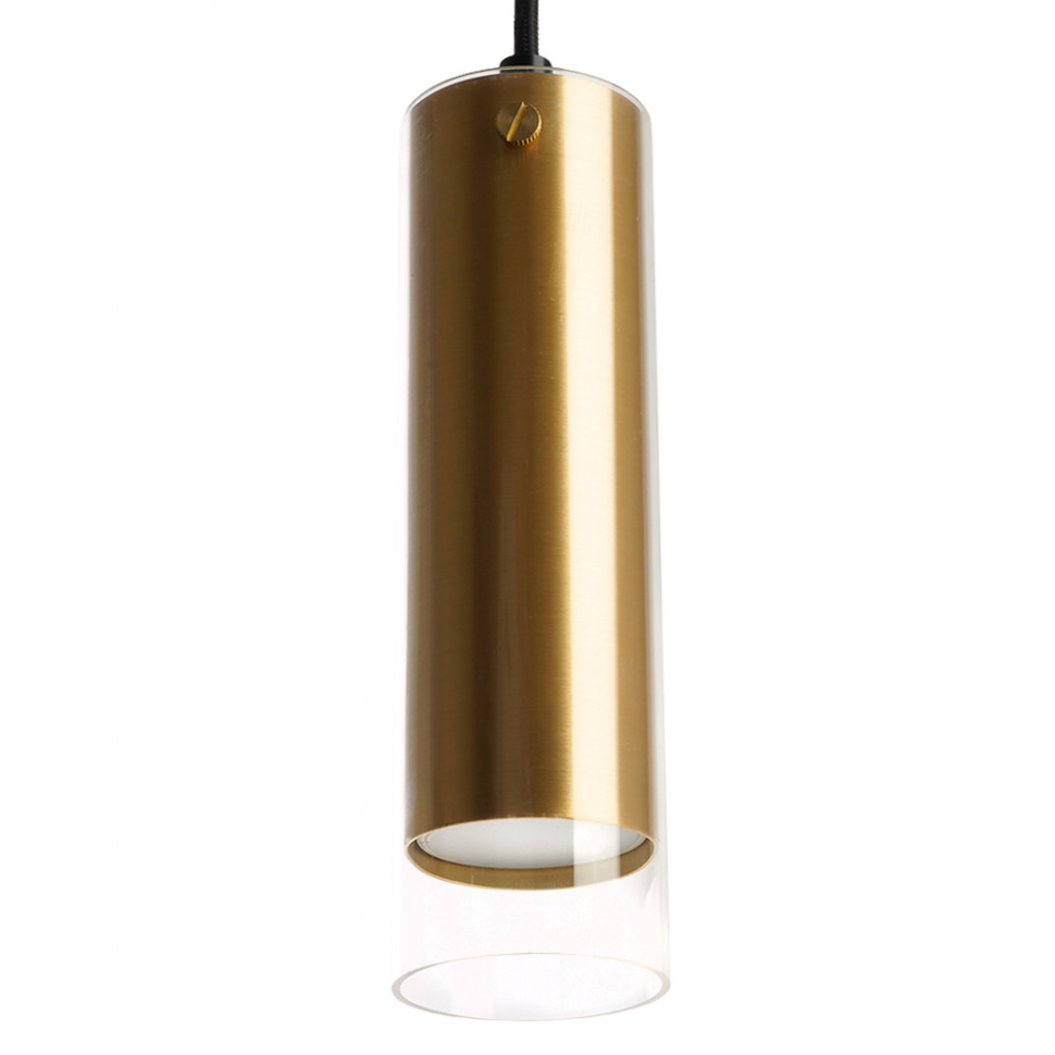 Светильник потолочный Feron ML1898 Barrel LUMINA levitation на подвесе MR16 35W 230V, золото, черный, 55*200, артикул FERON 48747