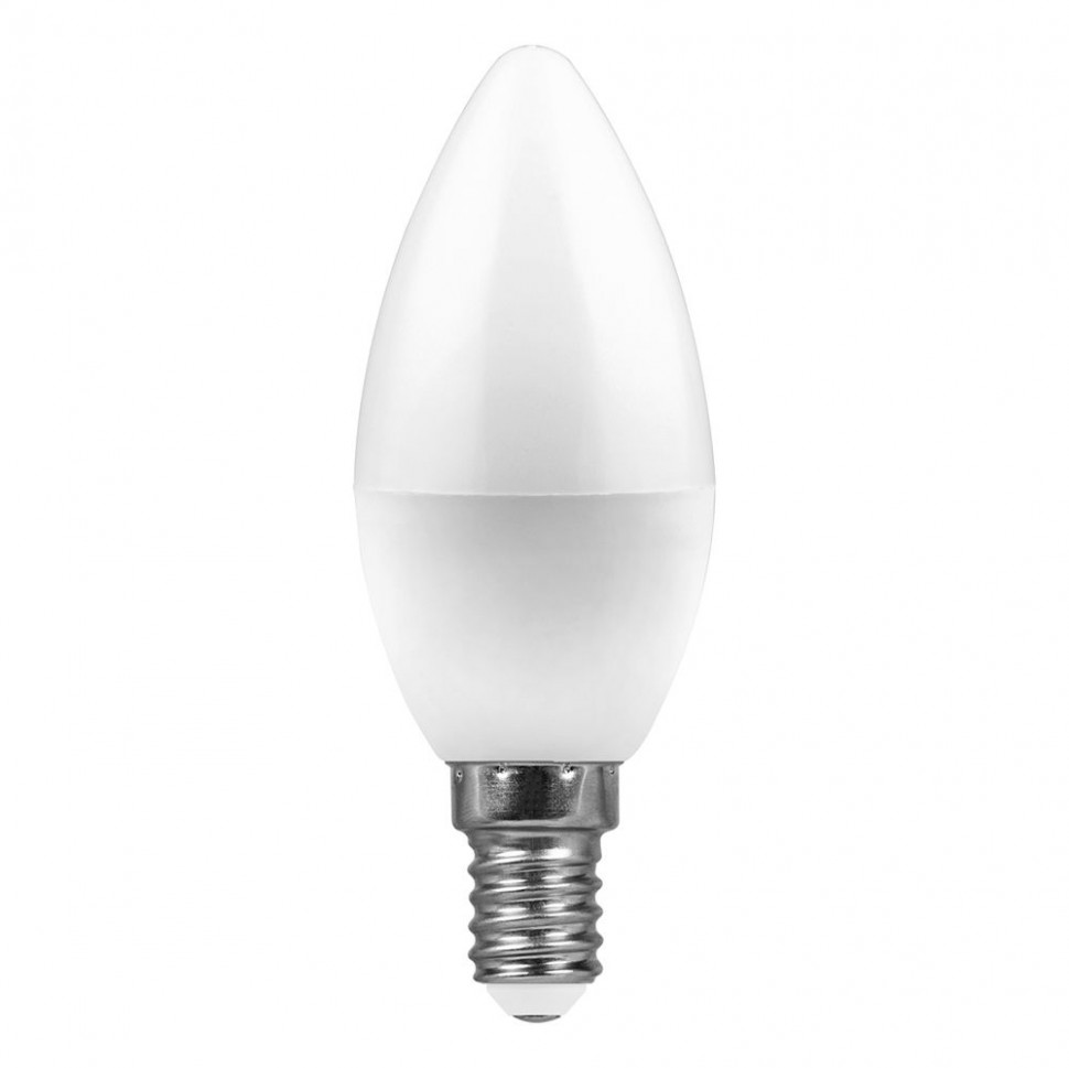 Лампа светодиодная Feron LB-97 Свеча E14 7W 175-265V 6400K, артикул FERON 25477