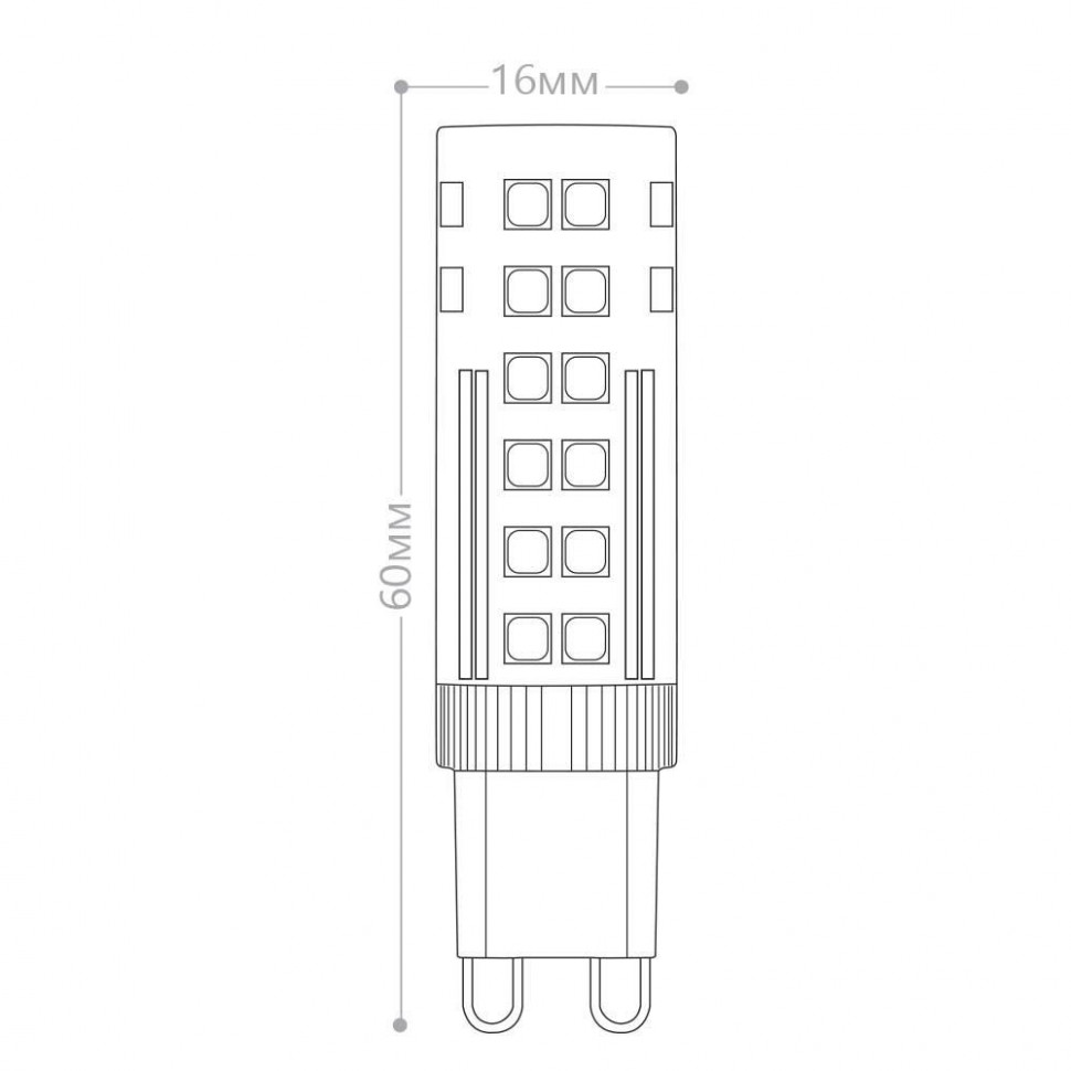 Лампа светодиодная Feron LB-433 G9 7W 175-265V 2700K, артикул FERON 25766