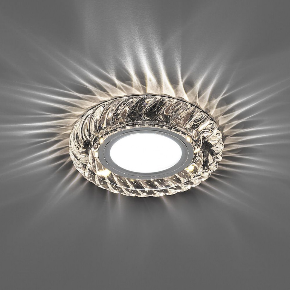 Светильник встраиваемый с LED подсветкой Feron CD986 потолочный MR16 G5.3 прозрачный, артикул FERON 32663