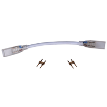 Ecola LED strip 220V connector гибкий соединитель лента-лента 2-х конт с разъемами для ленты IP68 12x7