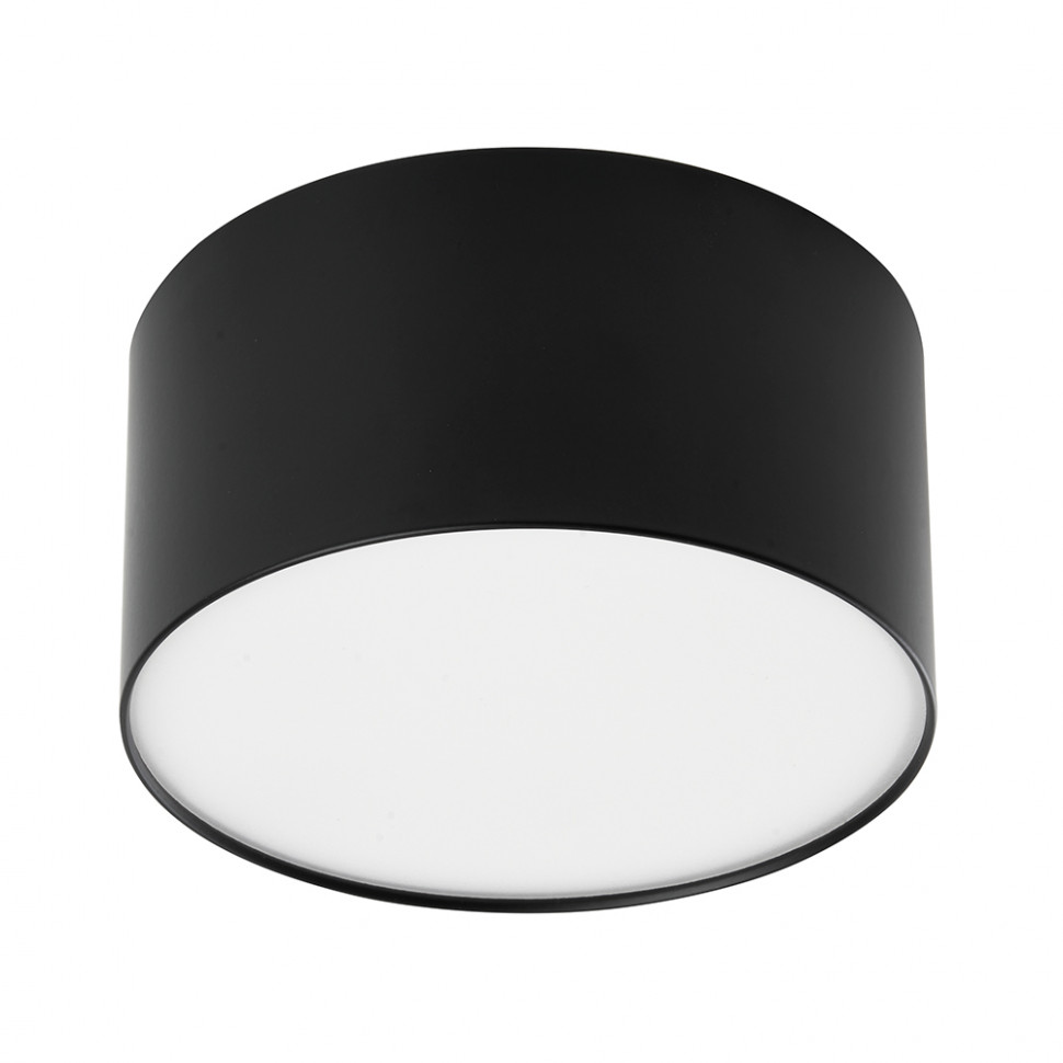 Светильник накладной со светодиодами 10W, 700Lm, черный (4000К), AL200 “Simple matte”, артикул FERON 48075