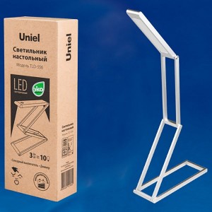 UL_UL-00003649 Настольная лампа офисная Uniel TLD-556 TLD-556 Silver/LED/105Lm/6500K 