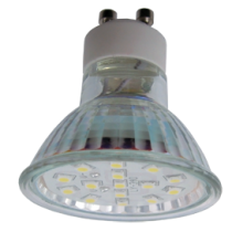 Лампа светодиодная Ecola Light Reflector GU10 LED 3W 220V GU10 4200K прозрачное стекло 53x50