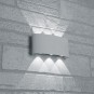 48099 Светодиодный уличный настенный светильник Feron Нью-Йорк DH101 6х1W теплый свет (3000К) белый - 48099 Светодиодный уличный настенный светильник Feron Нью-Йорк DH101 6х1W теплый свет (3000К) белый