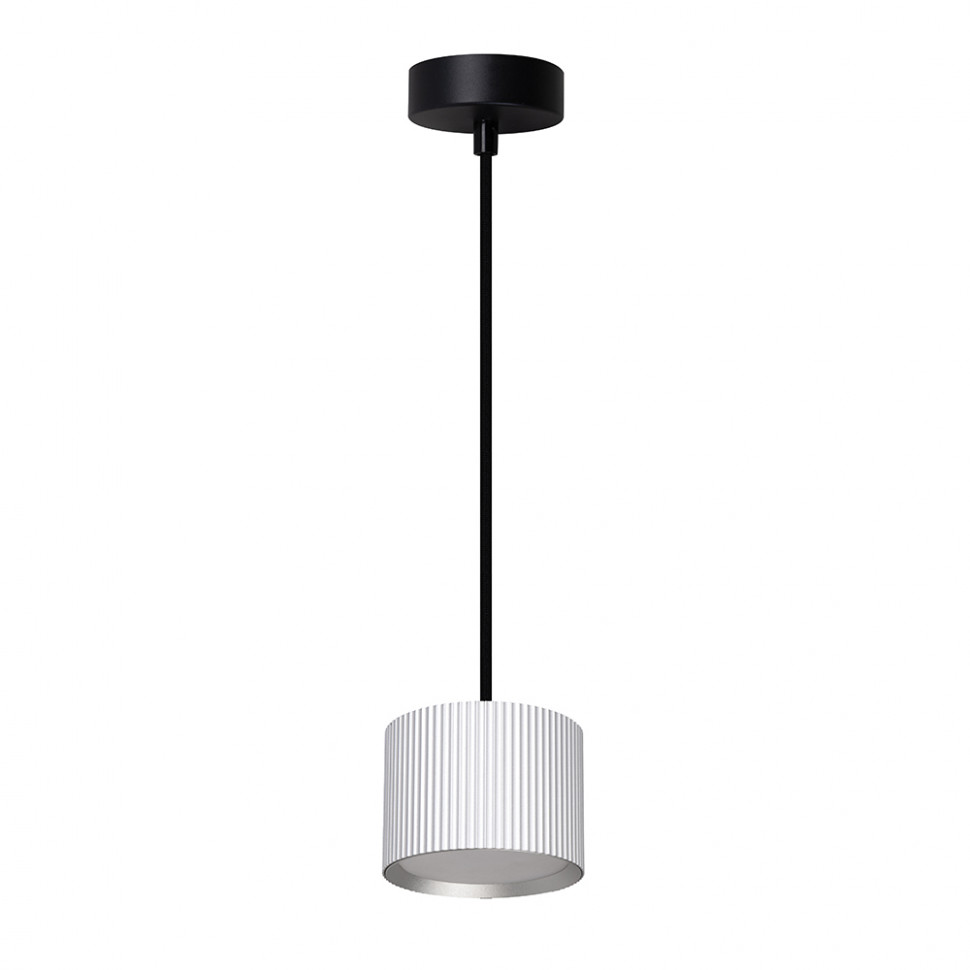 Светильник потолочный Feron Barrel HL4588 ARIA  levitation 12W, 230V, GX53, серебро + черный, на подвесе 1,7 м, артикул FERON 51680
