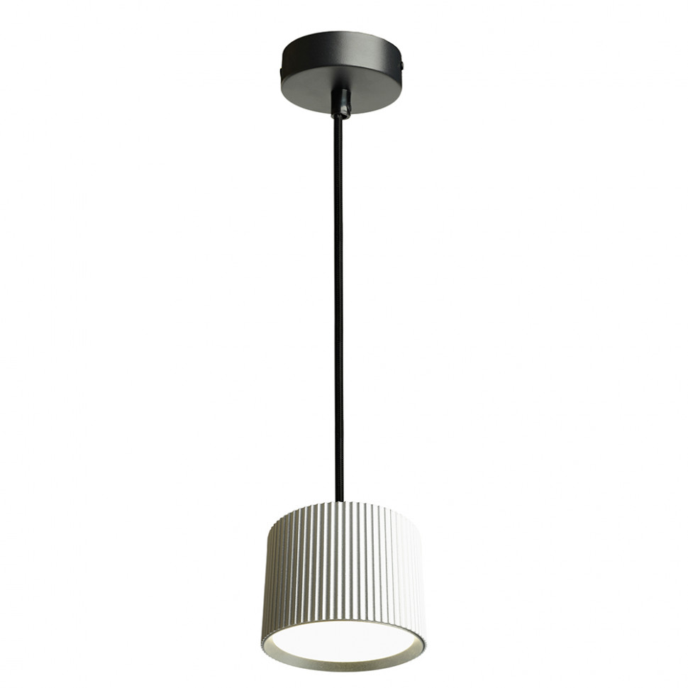 Светильник потолочный Feron Barrel HL4588 ARIA  levitation 12W, 230V, GX53, серебро + черный, на подвесе 1,7 м, артикул FERON 51680
