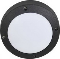 Светильник Ecola GX53 LED B4139S  накладной IP65 матовый Круг алюмин. 1*GX53 Черный 145x145x65